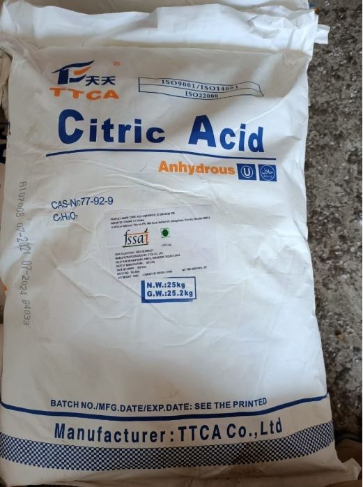 Citric Acid Anhydrous Price